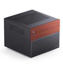 Корпус без блока питания/ Case JONSBO N4, Mini-Tower, 1x120mm, 1xUSB-A 3.0 + 1xUSB-C 3.2, SFX PSU Support, mATX, mITX Black