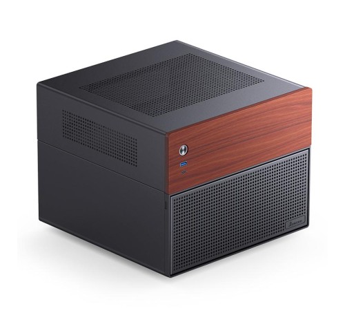 Корпус без блока питания/ Case JONSBO N4, Mini-Tower, 1x120mm, 1xUSB-A 3.0 + 1xUSB-C 3.2, SFX PSU Support, mATX, mITX Black