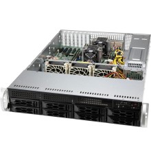 Шасси серверное Supermicro SuperChassis 2U (OEM)LA25TQC-R609LP/ no HDD(8)LFF/ optional  LFF(2)+SFF(2)/ 7xLP/ 2x600W Platinum(12" x 13", 13.68" x 13", 12" x 10")E-ATX, ATX/ Backplane 8xSATA3/SAS3