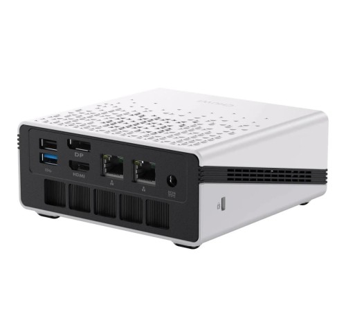 Компьютер/ Chuwi Ubox  AMD Ryzen 5 6600H(3.3Ghz)/16384Mb/512PCISSDGb/Int:AMD Radeon/BT/WiFi/war 1y/1.35kg/Iron Gray/Win11Home + DDR5 (SODIMM MAX 64GB)(RAM slot*2)/USB2.0*1/USB3.2G1*3/Type-C*1(DP,PD)/HDMI*1/DP*1/RJ45*2/WIFI6,BT5.