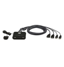 Переключатель/ 2-Port USB FHD HDMI Cable KVM Switch/ATEN/ 2-Port USB FHD HDMI Cable KVM Switch