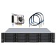 Полка расширения сетевого хранилища без дисков/ SMB QNAP TL-R1200S-RP SATA 6GB/s JBOD storage enclosure, 12-tray 3,5"/2,5" w/o HDD, 3 x SFF-8088, 2 PSU. Rackmount. W/o rail kit RAIL-B02