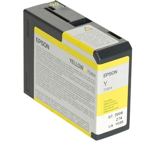 Струйные картриджи/ Epson Stylus Pro 3800 Ink Cartridge (80ml) Yellow