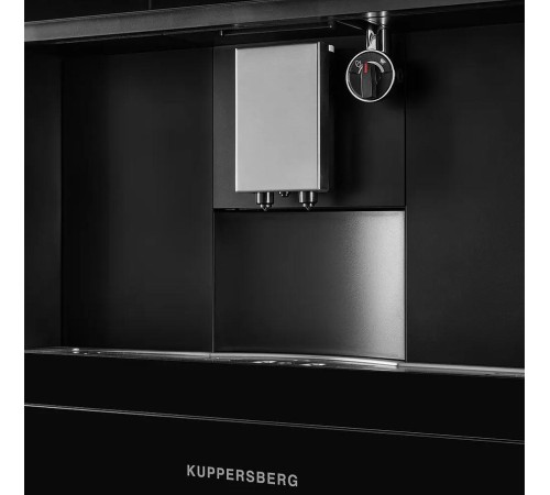 Автоматическая кофемашина Kuppersberg/ Автоматическая кофемашина, коллекция High-Tech,управление сенсорное,максимальное давление 20 бар,емкость для воды 1.8л, есть капучинатор,приготовление кофе автоматическое, материал панели стекло,цвет черный Автоматическая кофемашина Kuppersberg/ Автоматическая кофемашина, коллекция High-Tech,управление сенсорное,максимальное давление 20 бар,емкость для воды 1.8л, есть капучинатор,приготовление кофе автоматическое, материал панели стекло,цвет черный