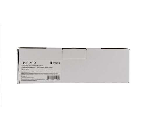 Картридж, черный, 1 600 страниц, для HP моделей Color LJ M251n/M276nw Canon LBP-7100CN (аналог CF210A/CRG131BK/CRG731BK/CRG331BK), FP-CF210A