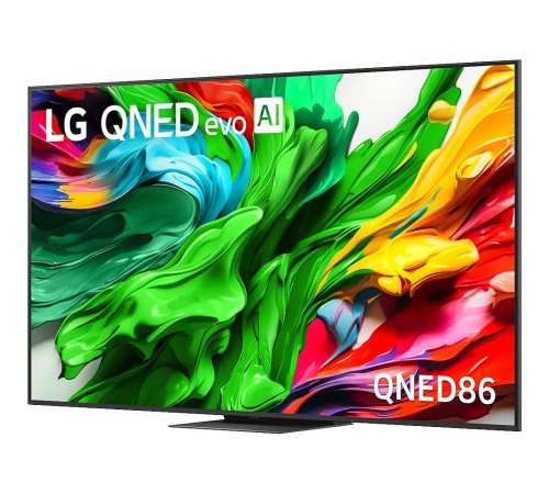 Телевизор ЖК 100'' LG/ 100", Ultra HD, Dynamic QNED Color, Local Dimming, Smart TV, WebOS, Wi-Fi, DVB-T2/C/S2, MR, 2.2 ch (40W) Dolby Atmos, 120Hz Native (VRR 144Hz), 3 HDMI, 2 USB, 1 Pole, Charcoal Black, 2025