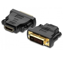 Адаптер-переходник Vention DVI 24+1 M/ HDMI 19F Двунаправленный