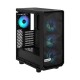 Корпус ПК без блока питания/ Case Fractal Design Meshify 2 Compact Lite RGB TG Light Tint, Midi-Tower, 4x120mm RGB, 2xUSB-A 3.2 ATX, mATX, mITX Black