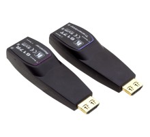 Передатчик и приемник сигнала HDMI по волоконно-оптическому кабелю; кабель 2LC, многомодовый ОМ3, до 200 м, поддержка 4К60 4:4:4 [94-0006150]