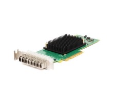 Сетевая карта Emulex LPe31004-M6  bulk   Gen 6 (16GFC), 4-port,  16Gb/s, PCIe Gen3 x8, трансиверы установлены, LP+FH brackets, OEM