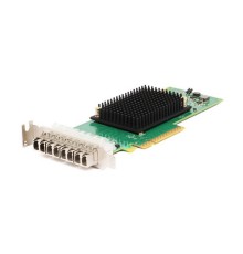 Сетевая карта Emulex LPe31004-M6  bulk   Gen 6 (16GFC), 4-port,  16Gb/s, PCIe Gen3 x8, трансиверы установлены, LP+FH brackets, OEM
