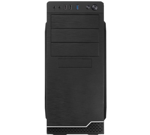 Корпус без блока питания/ Case Foxline FL-816, ATX, 3x5.25EXT, 1x3.5EXT, 3x3.5INT, 2xUSB2.0+1xUSB3.0, HDA, w/o FAN, w/o PSU, NO Powercord