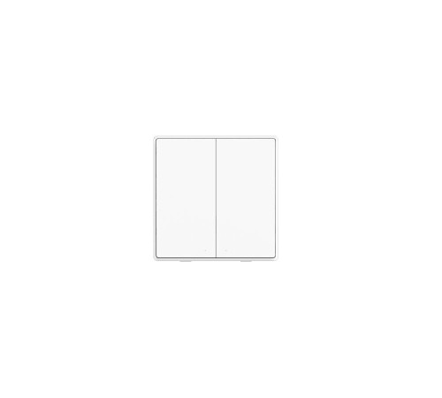 Выключатель настенный (две клавиши) Aqara Wall Switch (No Neutral, Double Rocker) Выключатель настенный (две клавиши) Aqara Wall Switch (No Neutral, Double Rocker)