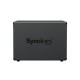 Система хранения данных Synology QC 2,2GhzCPU/8Gb(32)/RAID0,1,10,5,6/ 5HP HDD SATA(3.5', 2.5')upto 15 HDD (2xDX525)/2xM.2/2xUSB3.2/2x2.5GbE/iSCSI/(1xExp.)/1xPS/1YW repl DS1522+