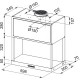 Вытяжка Franke FMA MODULAR F60 BK MATT/ Best, Настенная вытяжка Maris FMA MODULAR F60 BK MT, черный матовый, ширина 600 мм, 1050 м3/ч, сенсорное управление, угольный фильтр в комплекте