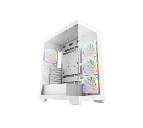 корпус Deepcool CG580 4F V2 WH без БП, боковое окно (панорама), 4x120mm ARGB PWM вентилятора, белый, ATX (R-CG580-WHADA4-G-2)