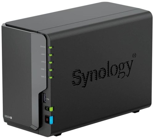 Системы хранения данных Synology DC 2,0GhzCPU/2Gb(6)/RAID0,1/upto 2HP HDD SATA(3.5', 2.5')/2xUSB3.2/2xGbE/iSCSI/2xIPcam(up to 25)/1xPS /1YW (repl DS220+)