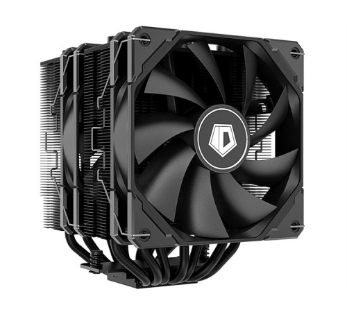 Кулер для процессора ID-COOLING SE-207-XT ADVANCED LGA20XX/1700/1200/115X/AM5/AM4 (8шт/кор, TDP 280W, PWM, черный, 7 тепл.трубок + медная база, 2 x FAN 120mm) RET