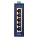 коммутатор/ PLANET IGS-504PT IP30 Compact size 4-Port 10/100/1000T 802.3at PoE + 1-Port 10/100/1000T Gigabit Ethernet Switch (-40~75 degrees C, dual 48~54V DC)