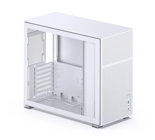 Корпус без блока питания/ Case JONSBO D41 MESH, Midi-Tower, TG, no fan, 1xUSB-A 3.2 + 1xUSB-C 3.2, ATX, mATX White