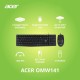Набор клавиатура+мышь/ Проводной набор (клав+мышь) ACER OMW141 Wired USB combo set wired black