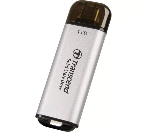 Флеш-накопитель/ Transcend External SSD ESD300C 1 TB, Type C, 10Gbps (3.2 Gen2), R/W 1050/950MB/s, 60.1x20x7.8 mm, 9g,Silver Флеш-накопитель/ Transcend External SSD ESD300C 1 TB, Type C, 10Gbps (3.2 Gen2), R/W 1050/950MB/s, 60.1x20x7.8 mm, 9g,Silver