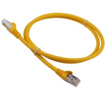 Патч-корд Патч-корд LANMASTER LSZH FTP кат.6A, 0.5 м, желтый