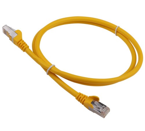 Патч-корд Патч-корд LANMASTER LSZH FTP кат.6A, 0.5 м, желтый Патч-корд Патч-корд LANMASTER LSZH FTP кат.6A, 0.5 м, желтый