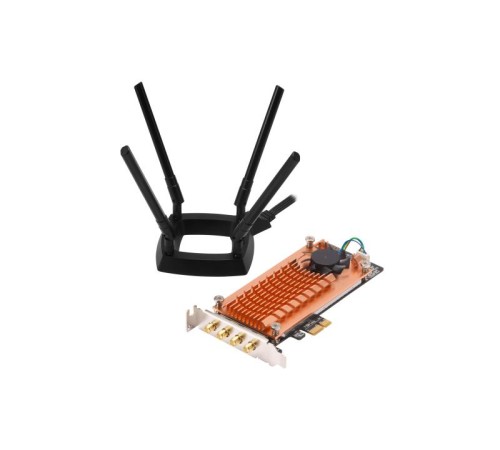 Сетевая карта Wi-Fi/ QNAP QWA-AC2600 Dual-band AC2600 wireless PCIe expansion card