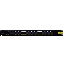  Панель POE 19", 12 портов, с одним блоком питания 48V, 120W