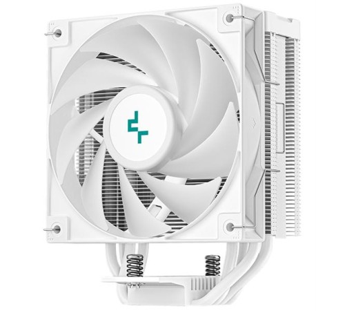 Кулер для процессора DEEPCOOL AG400 DIGITAL WH LGA1700/1200/115X/AM5/AM4 (9шт/кор, TDP 220W, PWM, Fan 120mm, 4 тепл. трубки, черный) RET (R-AG400-WHNDMN-G-1)