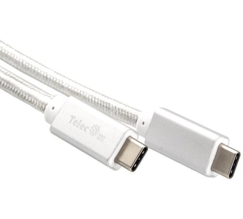 Кабель/ Кабель USB 3.1 Type Cm -- Cm IC 5А 10Gbs длина 1M, Telecom <TC420S> серебряный Кабель/ Кабель USB 3.1 Type Cm -- Cm IC 5А 10Gbs длина 1M, Telecom <TC420S> серебряный