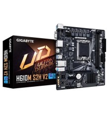 Материнская плата GIGABYTE H610M S2H, LGA1700, H610, 2*DDR5, 4*SATA, 1*M.2, 2*USB 3.2, 4*USB 2.0, 1*PCIx16, 1*PCIx1, D-Sub+HDMI+2*DP, mATX