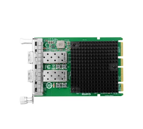 Сетевая карта/ Intel® Ethernet Converged Network Adapter XXV710-DA2, Dual SFP28 Ports, 25 GBit/s, PCI-E x8 (v3), VMDq, PCI-SIG* SR-IOV Capable, iSCSI, NFS Сетевая карта/ Intel® Ethernet Converged Network Adapter XXV710-DA2, Dual SFP28 Ports, 25 GBit/s, PCI-E x8 (v3), VMDq, PCI-SIG* SR-IOV Capable, iSCSI, NFS
