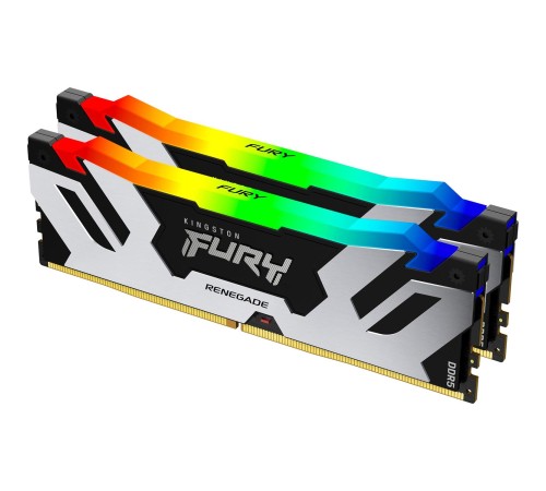 Память оперативная/ Kingston 48GB 7200MT/s DDR5 CL38 DIMM (Kit of 2) FURY Renegade RGB XMP Память оперативная/ Kingston 48GB 7200MT/s DDR5 CL38 DIMM (Kit of 2) FURY Renegade RGB XMP