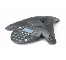 Терминал аудиоконференцсвязи/ SoundStation2 (analog) conference phone with display. Non-expandable. Includes 220V-240V AC power/telco module, power cord with CEE7/7 plug, 6.4m console cable, 2.8m telco cable