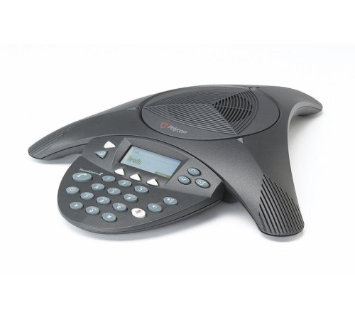 Терминал аудиоконференцсвязи/ SoundStation2 (analog) conference phone with display. Non-expandable. Includes 220V-240V AC power/telco module, power cord with CEE7/7 plug, 6.4m console cable, 2.8m telco cable Терминал аудиоконференцсвязи/ SoundStation2 (analog) conference phone with display. Non-expandable. Includes 220V-240V AC power/telco module, power cord with CEE7/7 plug, 6.4m console cable, 2.8m telco cable