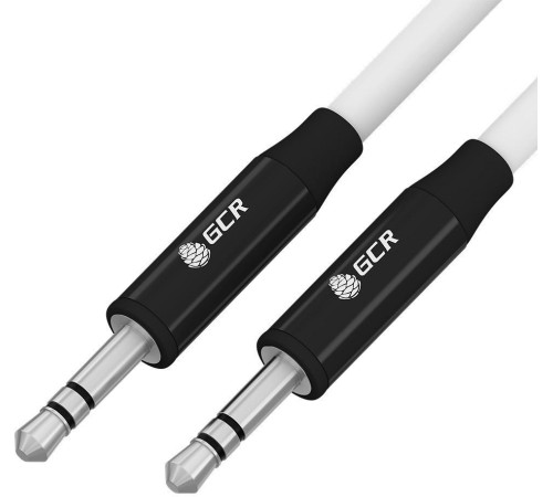 GCR Кабель 3.0m аудио jack 3.5mm/jack 3.5mm белый, AL case черный, M/M, GCR-54752 GCR Кабель 3.0m аудио jack 3.5mm/jack 3.5mm белый, AL case черный, M/M, GCR-54752