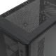 Корпус без блока питания/ Case HSPD M332, Mesh Mini-tower, Black, TG, 0.4 SPCC, no fans, mATX, mITX, 160/285/170mm, 1x2.5", 1x3.5", 4xPCI, 1xUSB-A 3.0, 1xUSB-A 1.0, 387x197x325mm