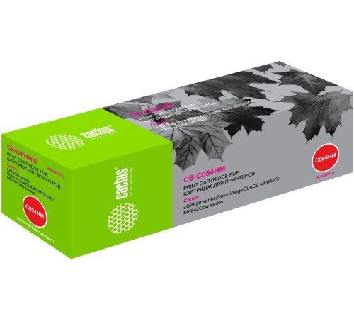 -/ Картридж лазерный Cactus CS-C054HM 054 H M пурпурный (2300стр.) для Canon LBP 621Cw/623Cdw/641Cw/643