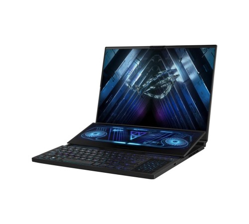 Ноутбук/ ASUS ROG Zephyrus Duo 16 GX650PY-NM083W 16"(2560x1600 miniLED (матовый, 240Hz, 3ms) )/AMD Ryzen 9 7945HX(2.5Ghz)/32768Mb/2TbPCISSDGb/noDVD/Ext:nVidia GeForce RTX4090(16384Mb)/Cam/BT/WiFi/90WHr/war 1y/2.67kg/Black/Win11Home + NumberPad; доп э Ноутбук/ ASUS ROG Zephyrus Duo 16 GX650PY-NM083W 16"(2560x1600 miniLED (матовый, 240Hz, 3ms) )/AMD Ryzen 9 7945HX(2.5Ghz)/32768Mb/2TbPCISSDGb/noDVD/Ext:nVidia GeForce RTX4090(16384Mb)/Cam/BT/WiFi/90WHr/war 1y/2.67kg/Black/Win11Home + NumberPad; доп э