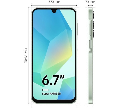 Смартфон/ Смартфон Samsung Galaxy SM-A165 A16 4G 8/256GB Light Green Смартфон/ Смартфон Samsung Galaxy SM-A165 A16 4G 8/256GB Light Green