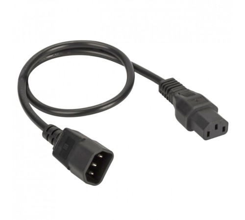 Кабель питания ДКС, IEC320 C13 - IEC320 C14, 2 м, сечение 3 х 1,5 мм