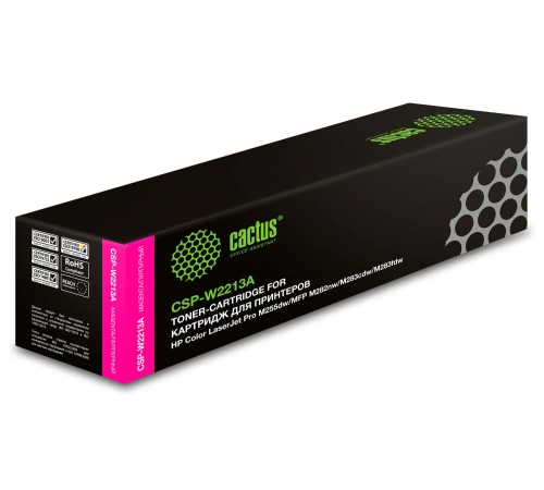 -/ Картридж лазерный Cactus CSP-W2213A 207A пурпурный (1250стр.) для HP M255/MFP M282/M283