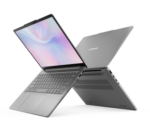 Ноутбук/ Lenovo IdeaPad Slim 5 14AHP10 14"(1920x1200 OLED)/AMD Ryzen 7 8845HS(3.8Ghz)/16384Mb/512PCISSDGb/noDVD/Int:AMD Radeon 780M/Cam/BT/WiFi/60WHr/war 1y/1.39kg/luna grey/noOS + 65W, RU kbd