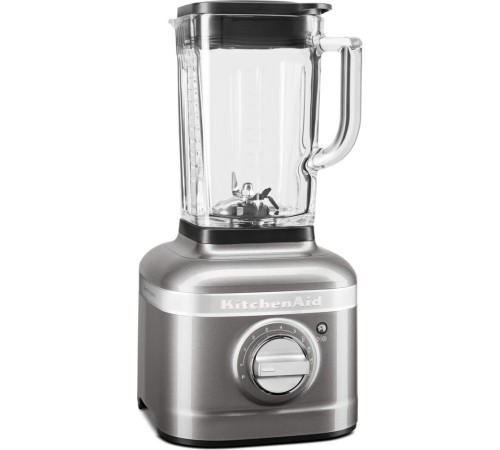 Блендер стационарный KitchenAid Блендер Artisan со стеклянным стаканом 1.4 л, серебряный медальон Блендер стационарный KitchenAid Блендер Artisan со стеклянным стаканом 1.4 л, серебряный медальон
