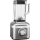 Блендер стационарный KitchenAid Блендер Artisan со стеклянным стаканом 1.4 л, серебряный медальон