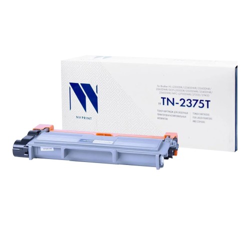 -/ Тонер-картридж NVP NV-TN-2375T для Brother HL-L2300DR/ HL-L2340DWR/ HL-L2360DNR/ HL-L2365DWR/ DCP-L2500DR/ DCP-L2520DWR/ DCP-L2540DNR/ DCP-L2560DWR/ MFC-L2700DWR/ MFC-L2720DWR/ MFC-L2740DWR/ MFC-L2700DNR (2600k)