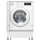 Встраиваемая стиральная машина BOSCH 60x55.5x85см, фронтальная загрузка, объем загрузки белья 7кг, 1200 об/мин