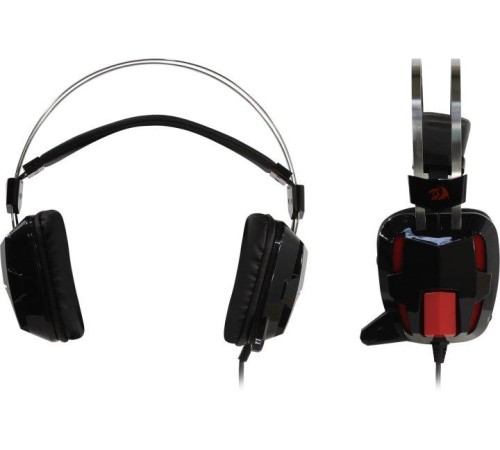 Redragon Игровая гарнитура Lagopasmutus 2 красный + черный, кабель 2 м
